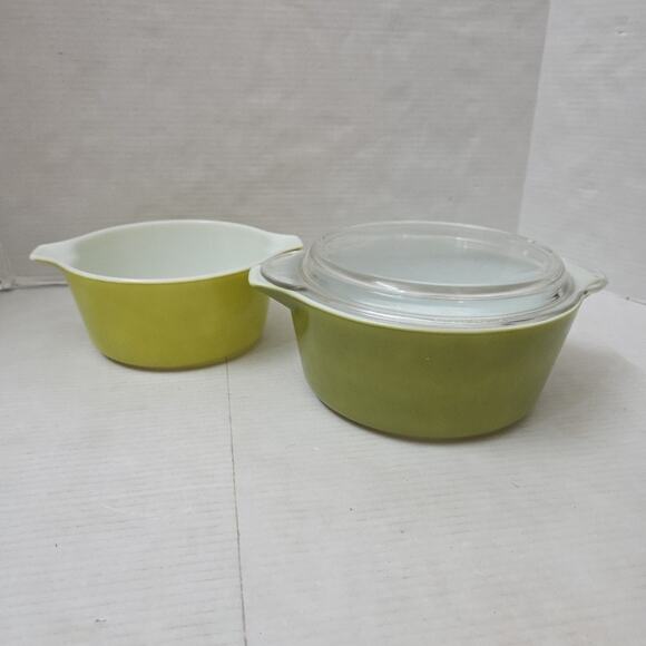 Set Of 2 Vintage Pyrex Casserole Dishes 474 B - 475 B 2.5 Quart + 1.5 Quart - Picture 9 of 12